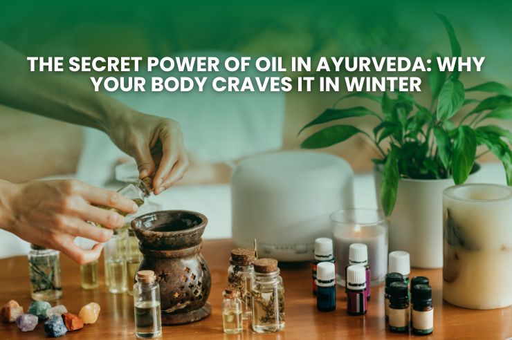 Ayurvedic oil massage for winter health