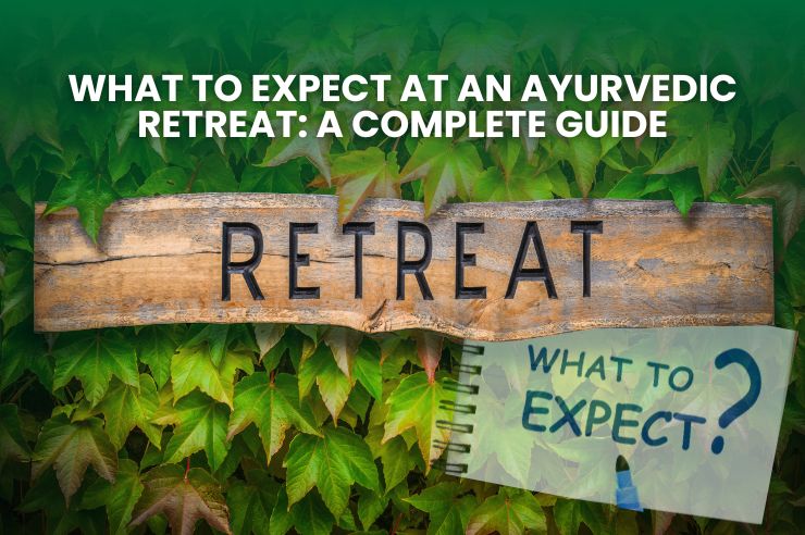 Mindful routines and wellness at an Ayurvedic retreat.