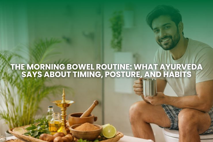 Ayurvedic morning routine for natural and regular bowel movement