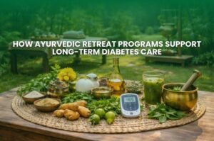 Ayurvedic retreat program supporting long-term diabetes management